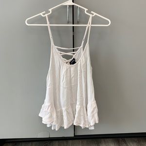 Rue 21 medium white tank top